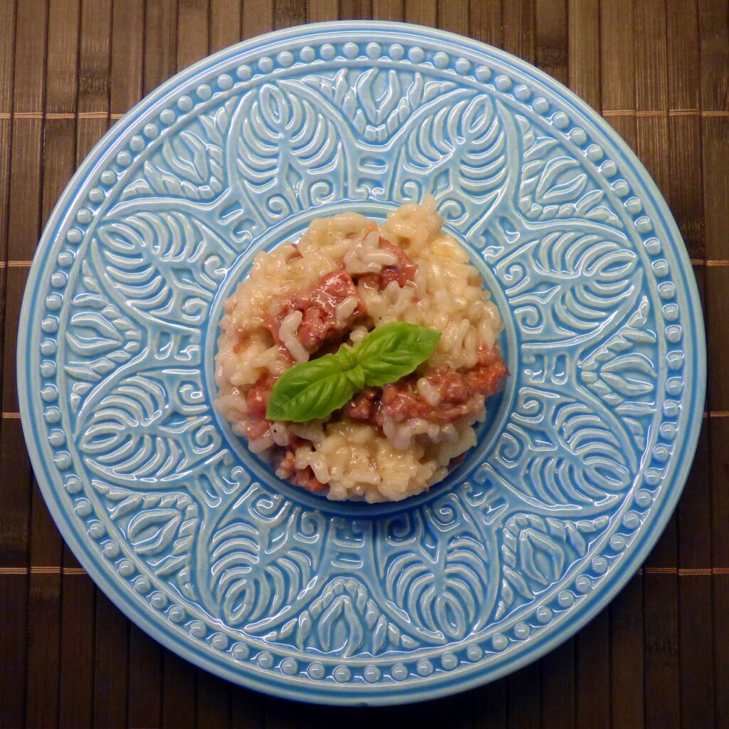 vidi cooking risotto